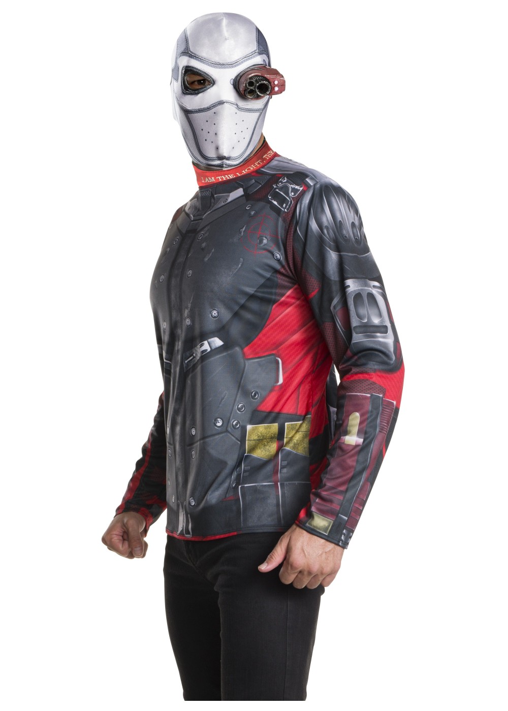 Suicide Squad Deadshot Shirt And Mask Costume Set